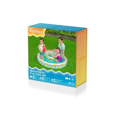 Set nafukovací bazének + kruh + míč Beachtastic™