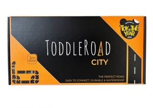 TODDLEROAD 2003 SADA MĚSTO - flexibilní silnice - 14 silikonových puzzle dílů