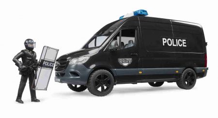 BRUDER 02685 (2685) MB Sprinter s policistou těžkooděncem