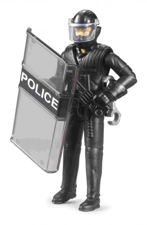 BRUDER 62151 Figurka Policista těžkooděnec<br />