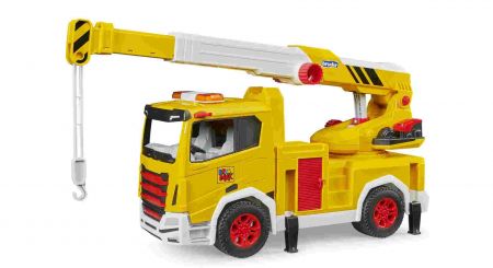 BRUDER 03471 (3471) Nákladní žlutý jeřáb Roadmax 