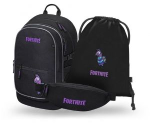 BAAGL SET 3 Core Fortnite Llama: batoh, sáček, ledvinka GRS