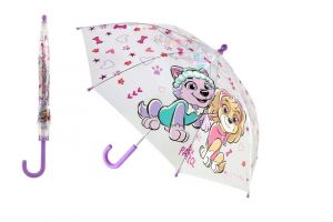 Deštník průhledný Tlapková patrola/Paw patrol 60cm