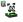 Lampička Panda Minecraft na baterie v krabičce 10,5x14x9cm