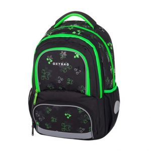 Školní batoh OXY NEXT Green Cube