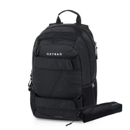 Studentský batoh + etue OXY Sport Black