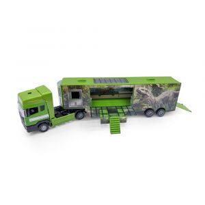 Auto kamion kov/plast s motivem dinosaura I.