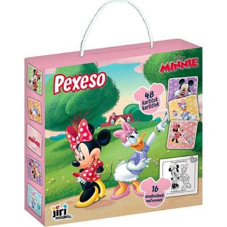 Pexeso v krabičce s omalovánkou Minnie