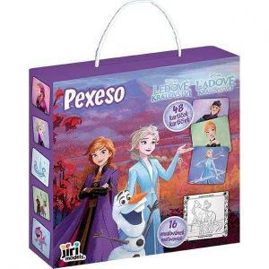 Pexeso v krabičce s omalovánkou FROZEN - Ledové království