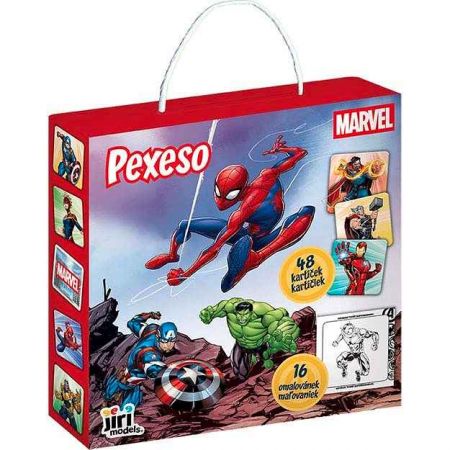Pexeso v krabičce s omalovánkou Marvel