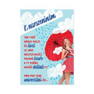 ALBI Hrací přání k narozeninám - Univerzální lék