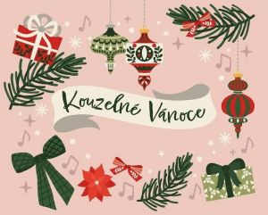 ALBI Hrací krabička - Kouzelné růžovo-zelené vánoce