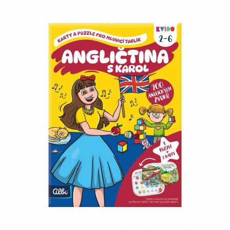 ALBI Kvído - Angličtina s Karol: Karty a puzzle pro Mluvicí tablík 2