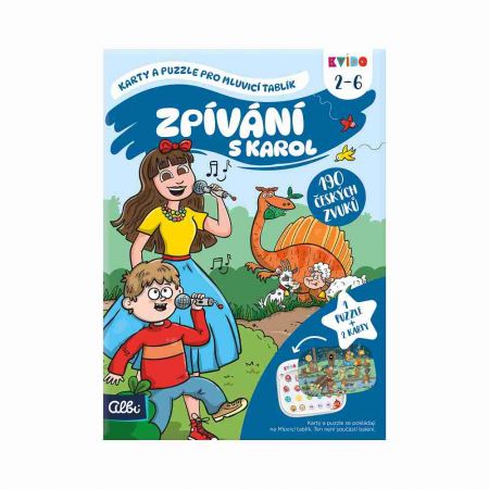 ALBI Kvído - Zpívání s Karol: Karty a puzzle pro Mluvicí tablík 2