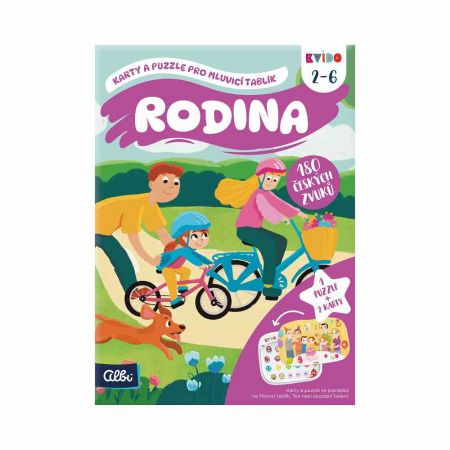 ALBI Kvído - Rodina: Karty a puzzle pro Mluvicí tablík 2