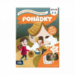 ALBI Kvído - Pohádky 2 - karty a puzzle pro Mluvicí tablík 2