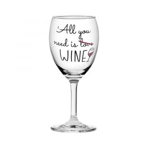 ALBI Vinná sklenice - All you need is wine