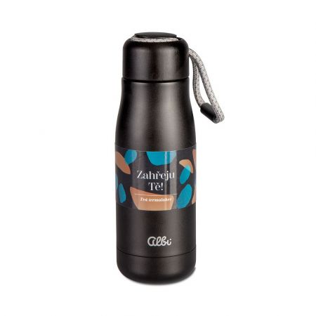 ALBI Elegantní termoláhev 400 ml - Černá