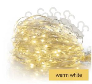 Osvětlení záclona 2,9 x 2 m, 400 LED, teplá bílá