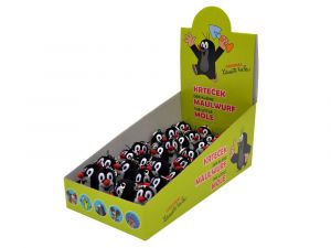 Prodejní box 32 ks, Krtek 6 cm, plyšové přívěsky