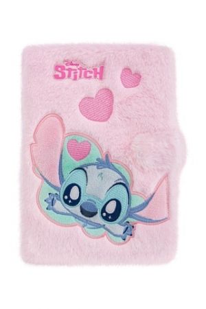 STITCH notes Fluffy Pink A5 80l čtv.