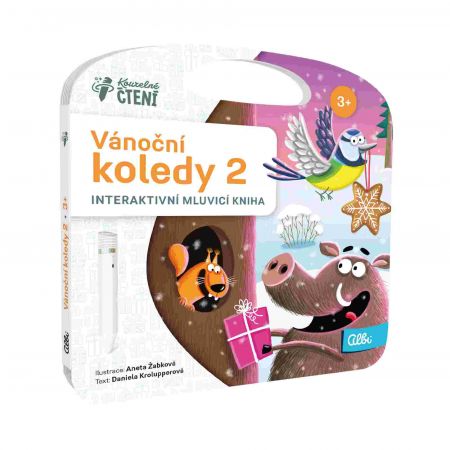 ALBI Kouzelné čtení Kniha Zpívánky Vánoční koledy 2