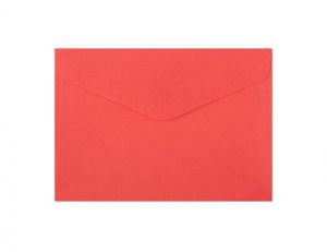 Ozdobné obálky Smooth - B6, 110 g/m2, červené, 10 ks