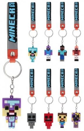 KLíčenka minecraft  LUDZ3 5cm s páskem