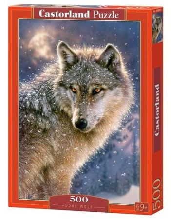 Puzzle 500 dílků Castorland – Osamělý vlk