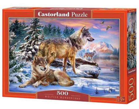 Castorland  Puzzle 500 dílků Vlčí království