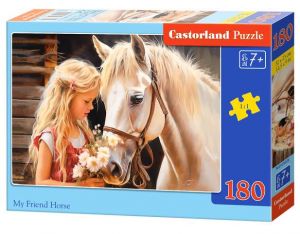 Castorland Puzzle 180 dílků My Friend Horse
