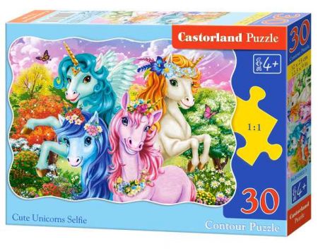 Castorland  Puzzle 30 dílků  Jednorožec