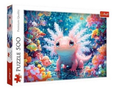 TREFL Puzzle 500 dílků Aksolotl