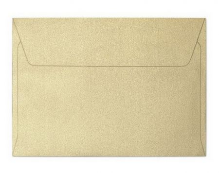 Ozdobné obálky Pearl - C6, 120 g/m2, perleťové,zlaté