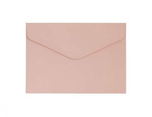 Ozdobné obálky Smooth - B6, 130 g/m2, pudrově růžové