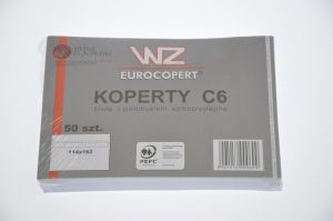 OBÁLKA BÍLÁ SAMOLEPICÍ C6 114X162 mm 50ks