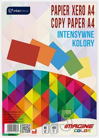 Papír xero mi intesivní barvy 80g 100kd