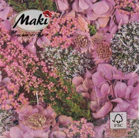 Ubrousky MAKI L (20ks) Autumn Purples
