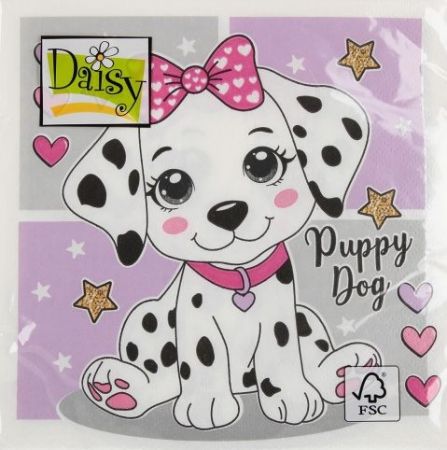 Ubrousky DAISY L (20ks) Charming Puppy Dog