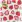 Ubrousky DAISY 33x33cm  Jahody STRAWBERRY