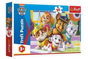 Puzzle 30 dílků Trefl – Tlapková patrola vždy včas