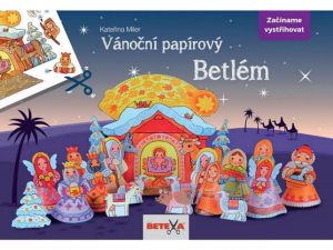 Vystřihovánky Vánoční papírový Betlém (jednoduchá vystřihovánka BETEXA)